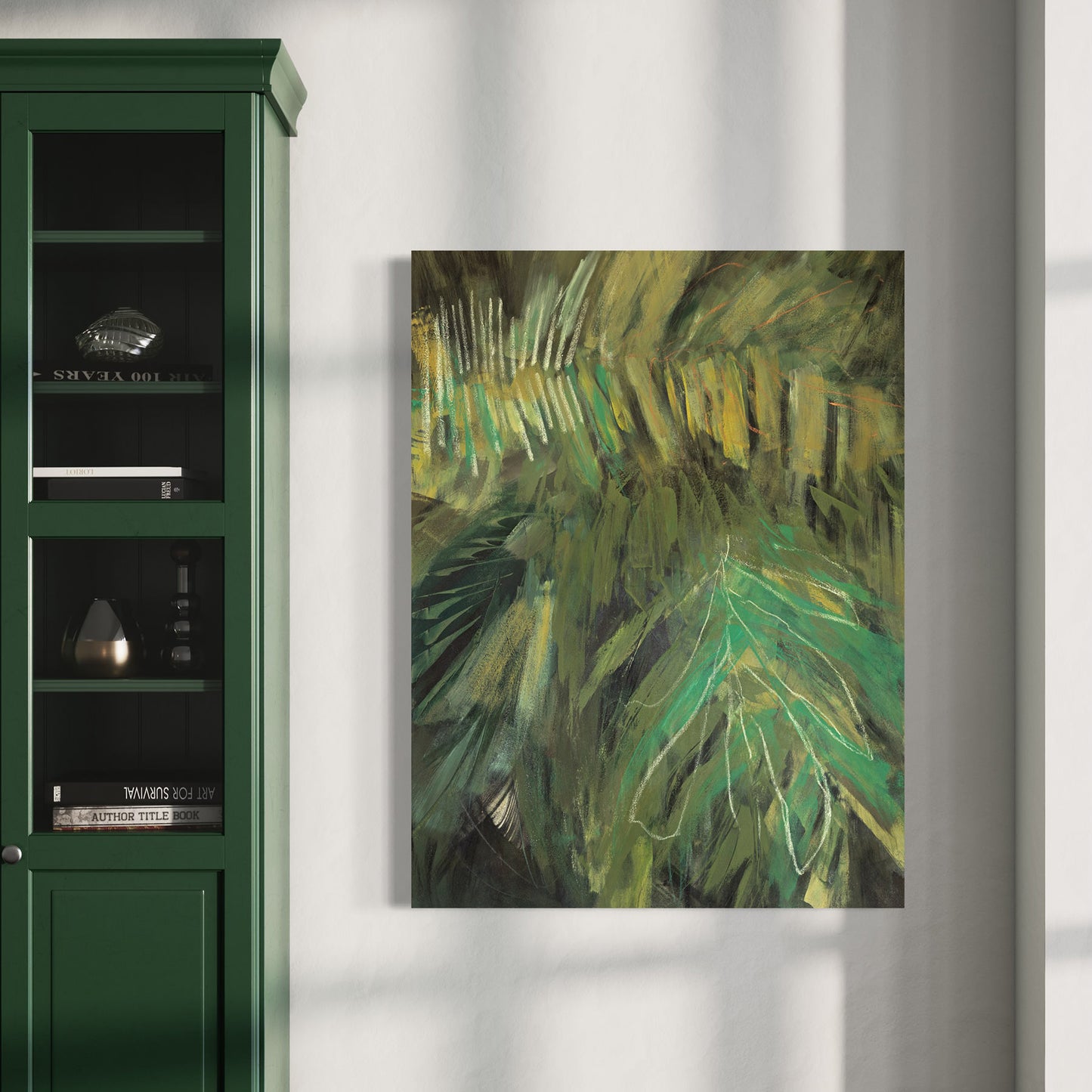 "Between Two Ferns" Canvas Print