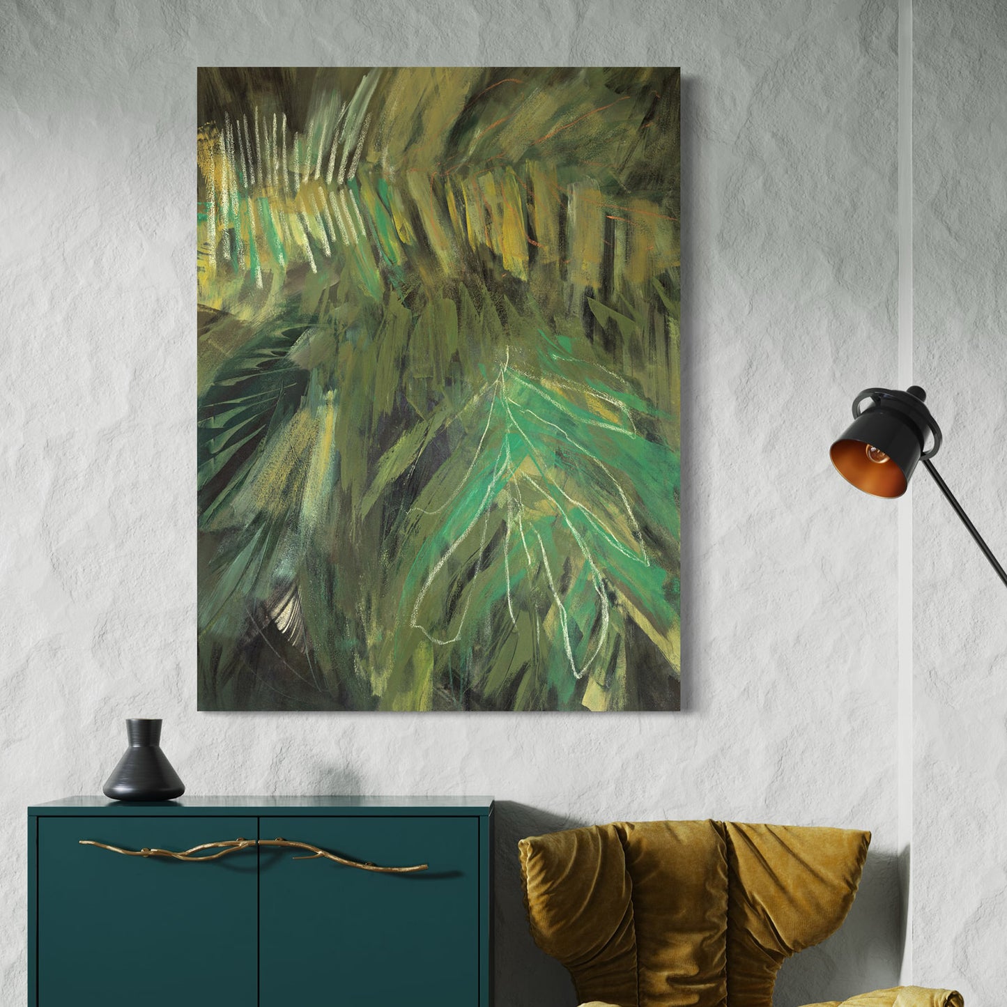"Between Two Ferns" Gallery Wrapped Canvas
