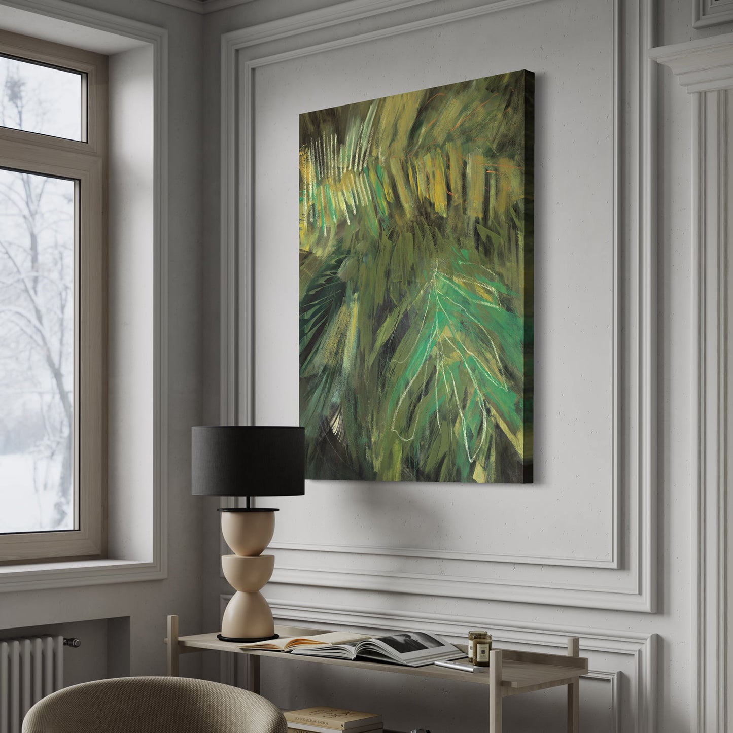 "Between Two Ferns" Canvas Print