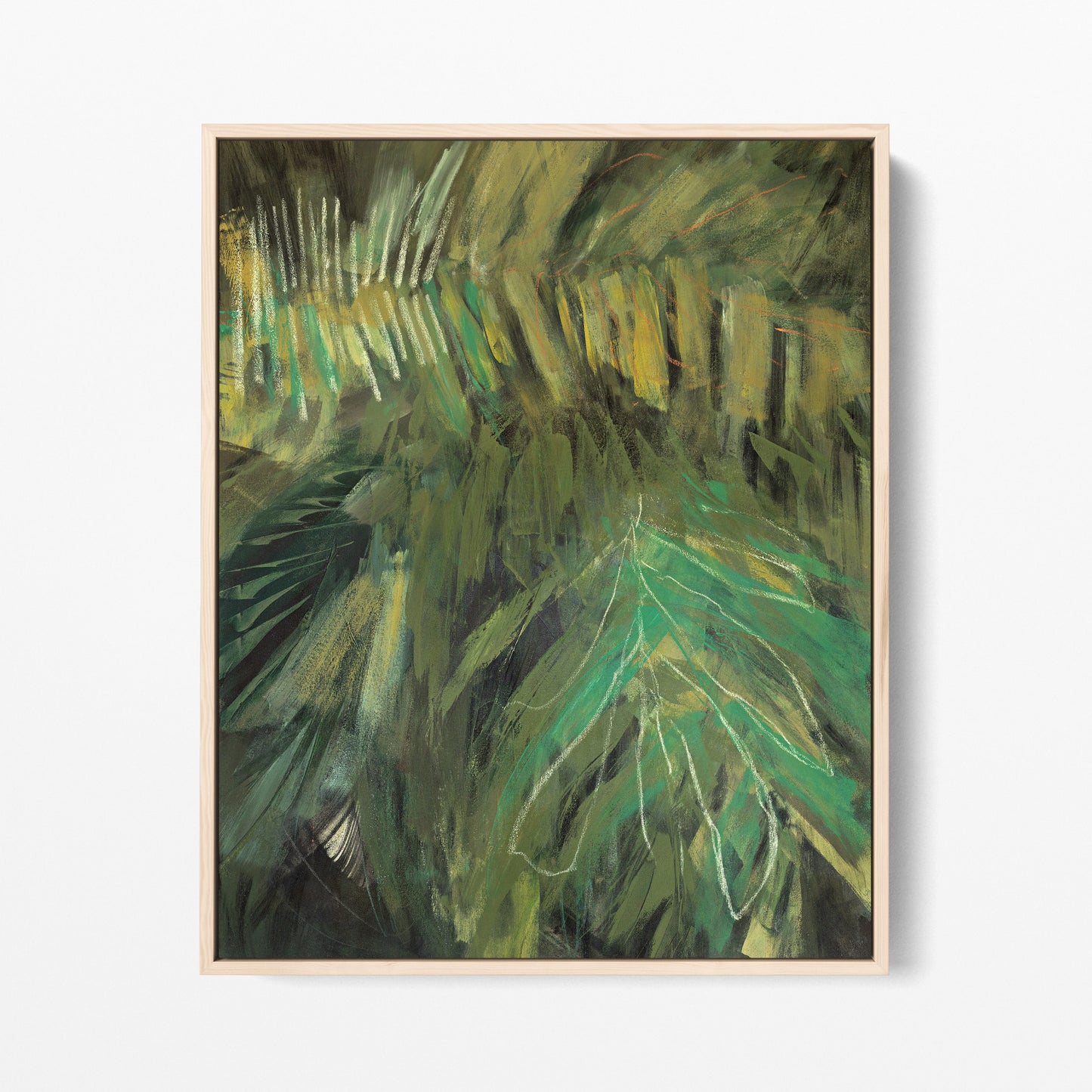 "Between Two Ferns" Canvas Print