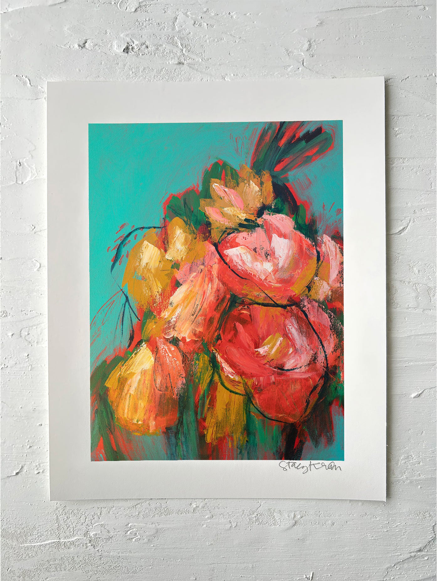 "Electric Bouquet 2" • 8x10" print