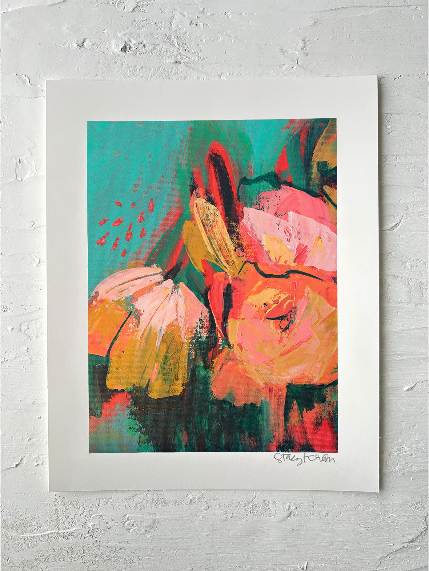 "Electric Bouquet 1" • 8x10" print