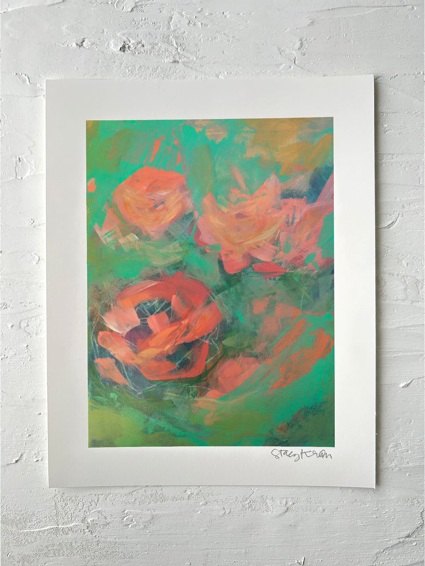 "Unfolding" • 8x10" print