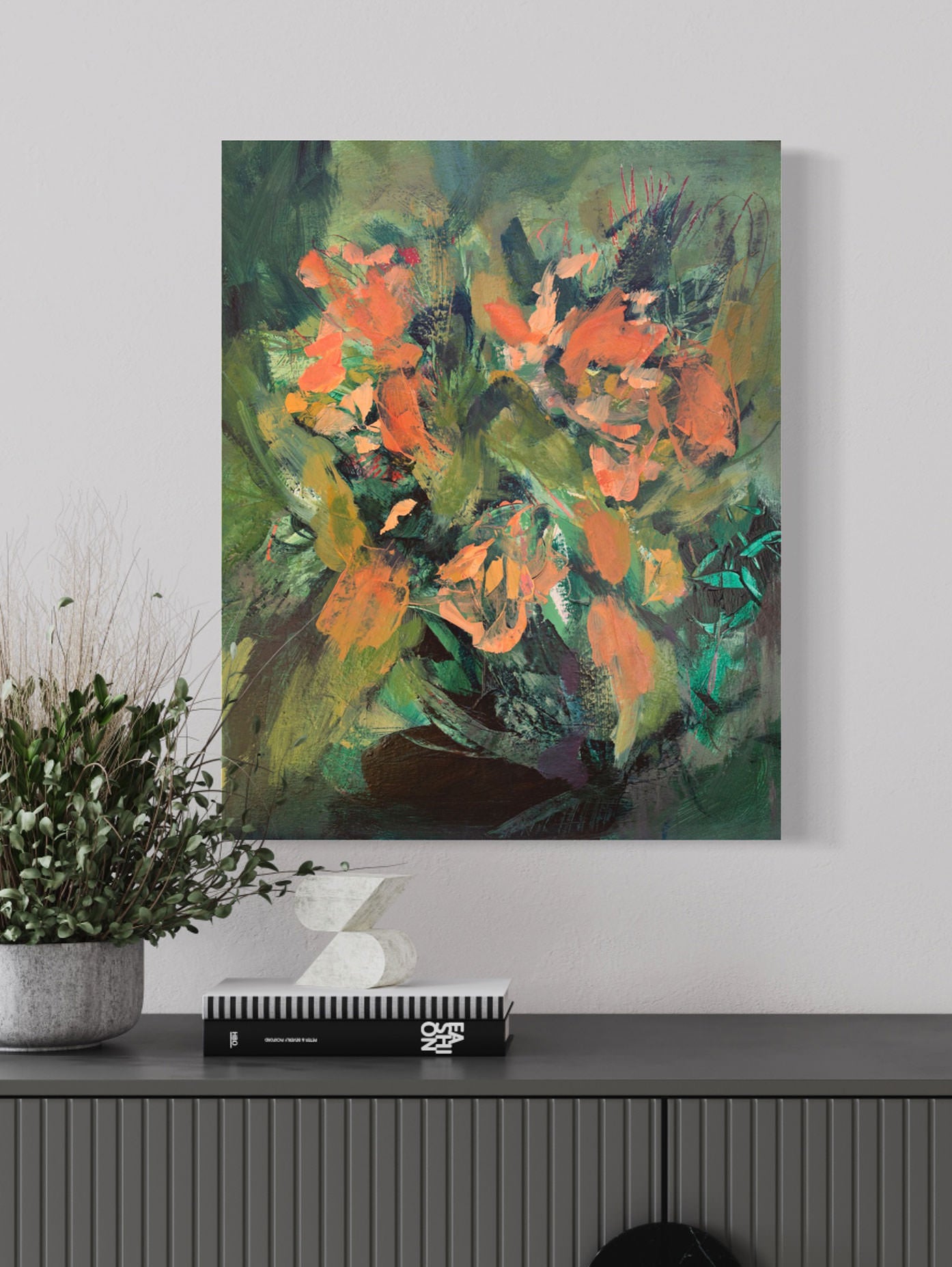 "Backyard Bounty" - 16" x 20"