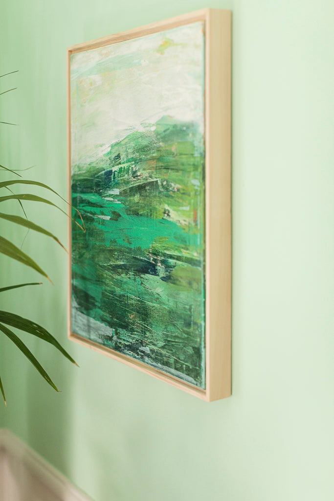"Green Pastures" - 16" x 20" Framed