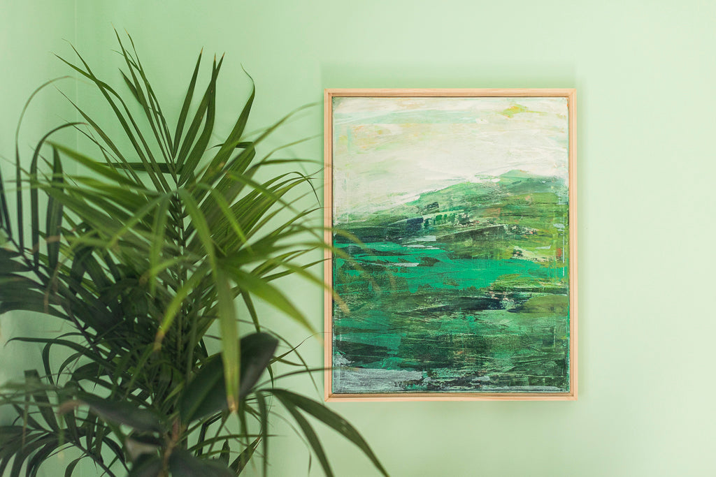 "Green Pastures" - 16" x 20" Framed