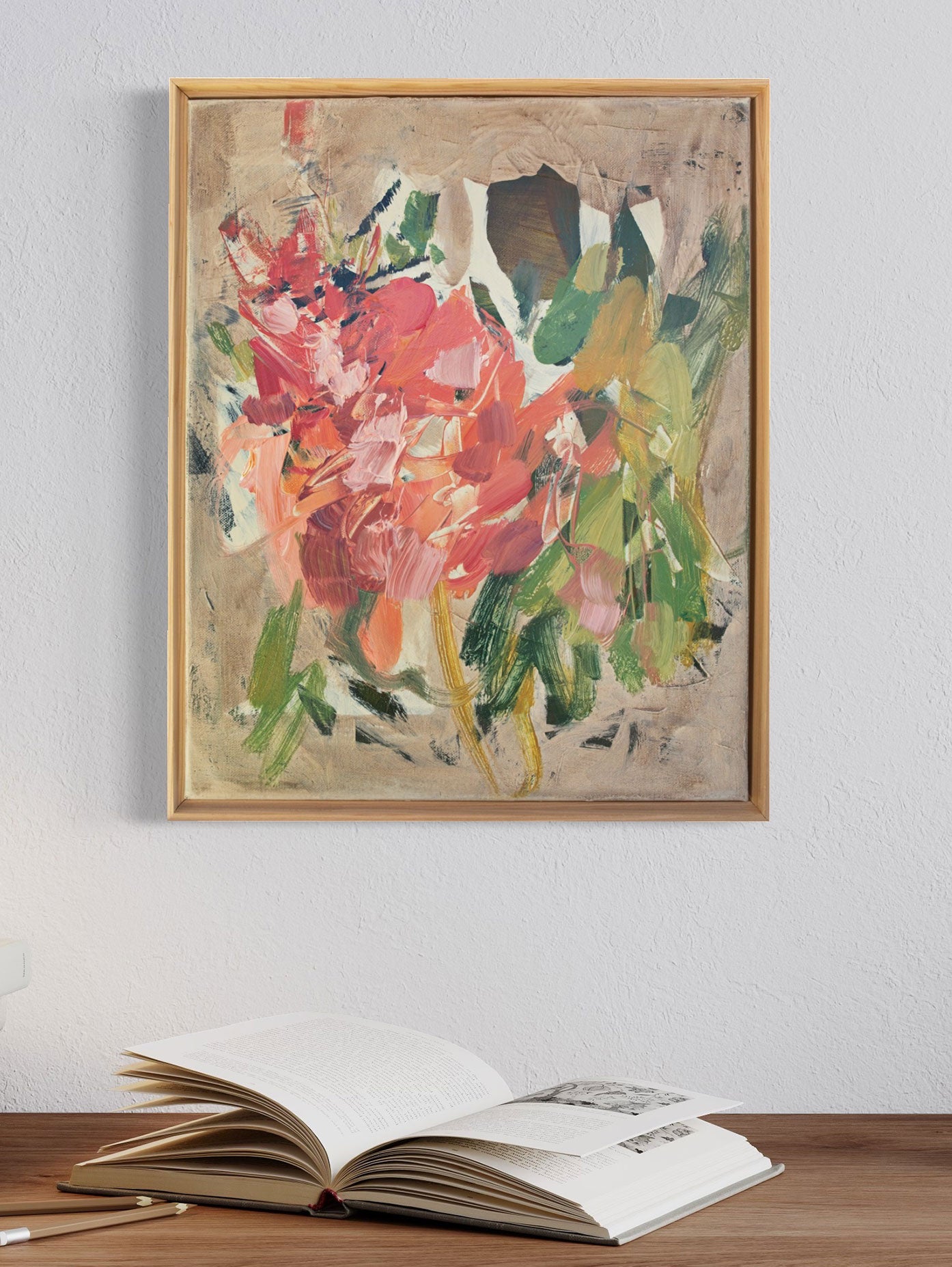 "Let It Be Easy" - 16" x 20" Framed