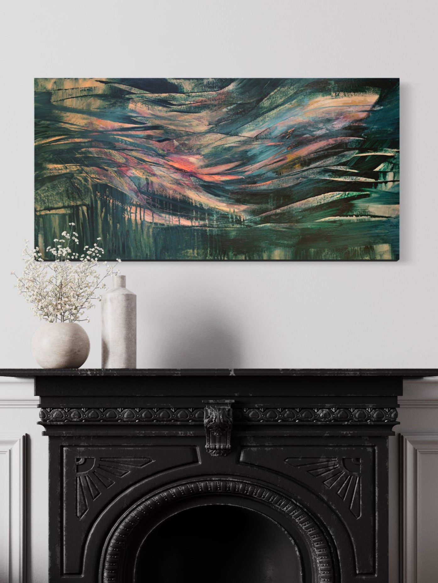 "My Fears Were Drowned in Perfect Love" - 20"x40"