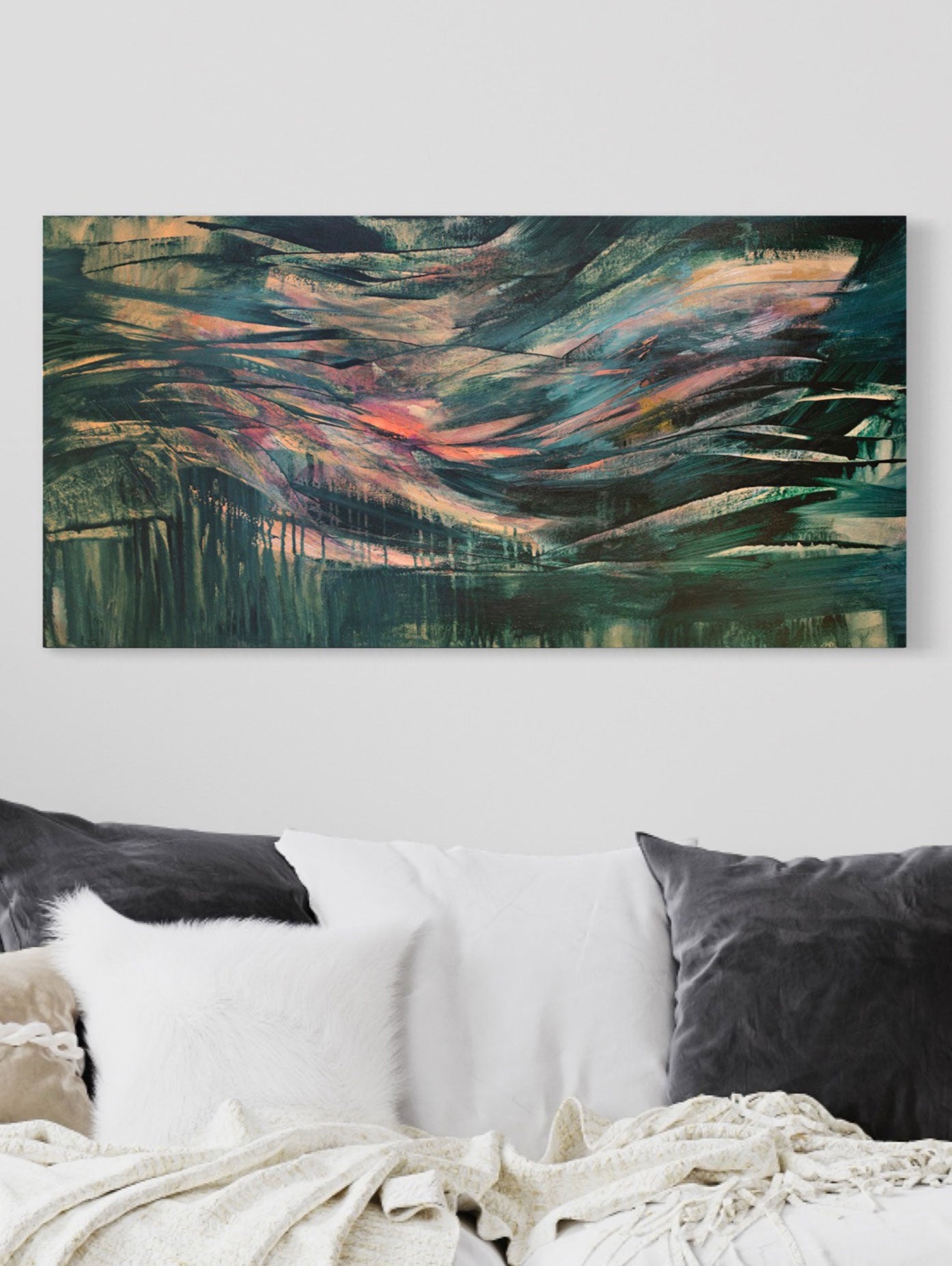 "My Fears Were Drowned in Perfect Love" - 20"x40"