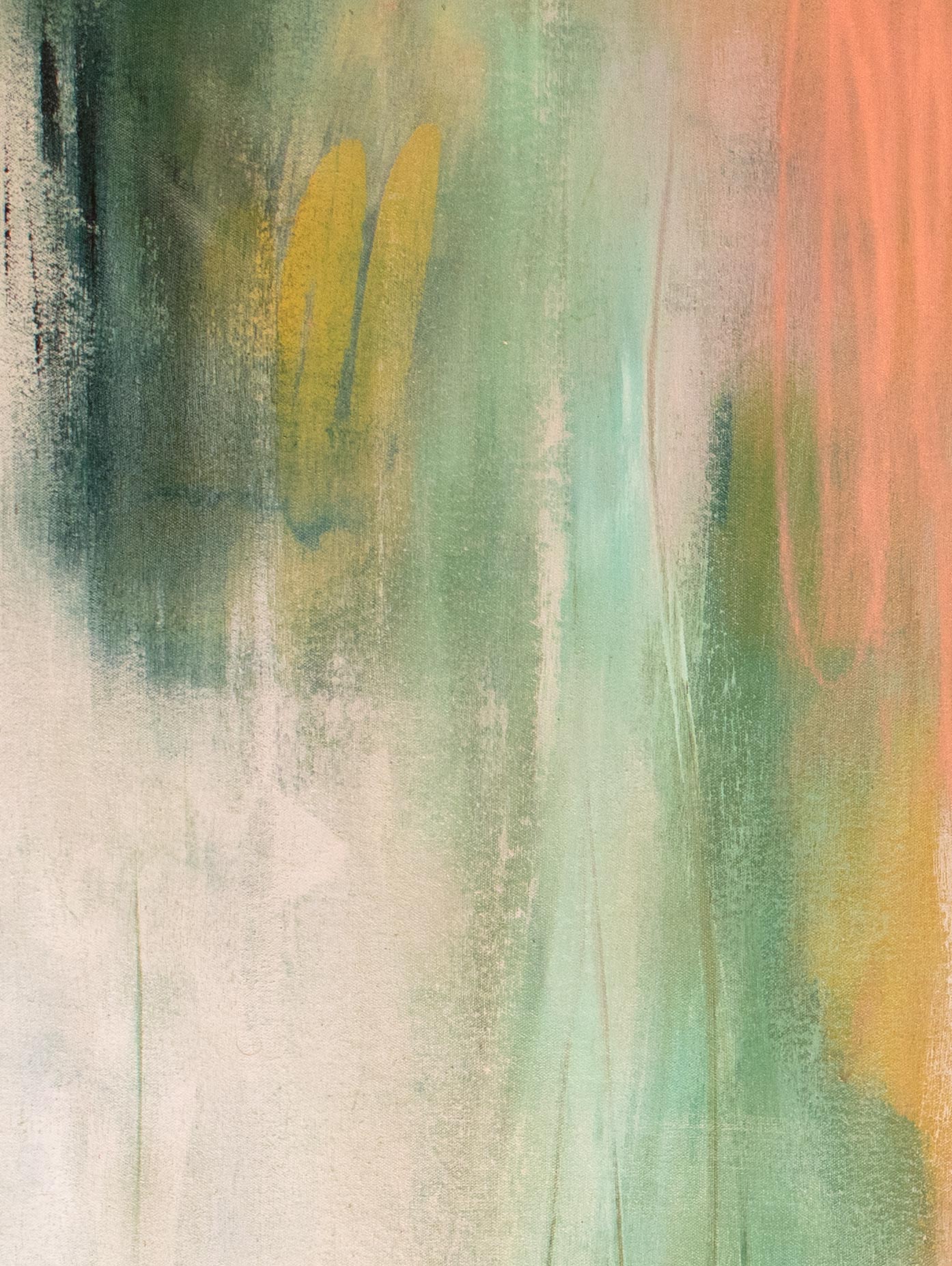 "Rainbow Waterfall" - 43" x 41.5"