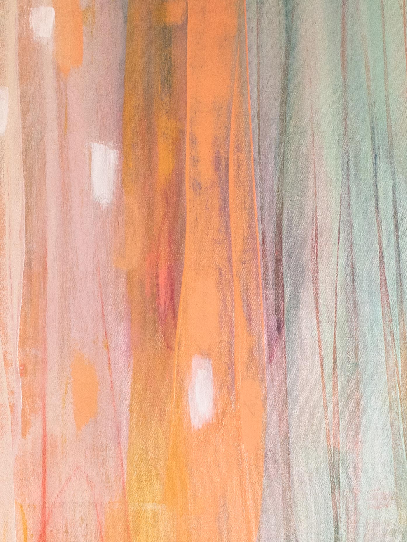 "Rainbow Waterfall" - 43" x 41.5"