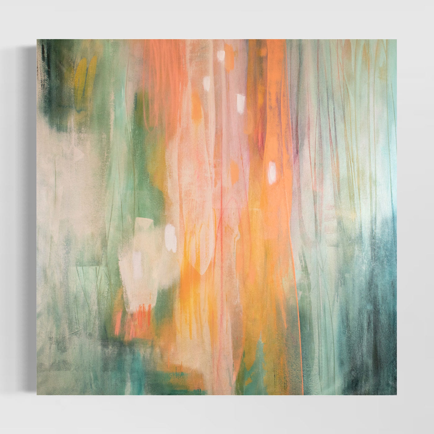 "Rainbow Waterfall" - 43" x 41.5"