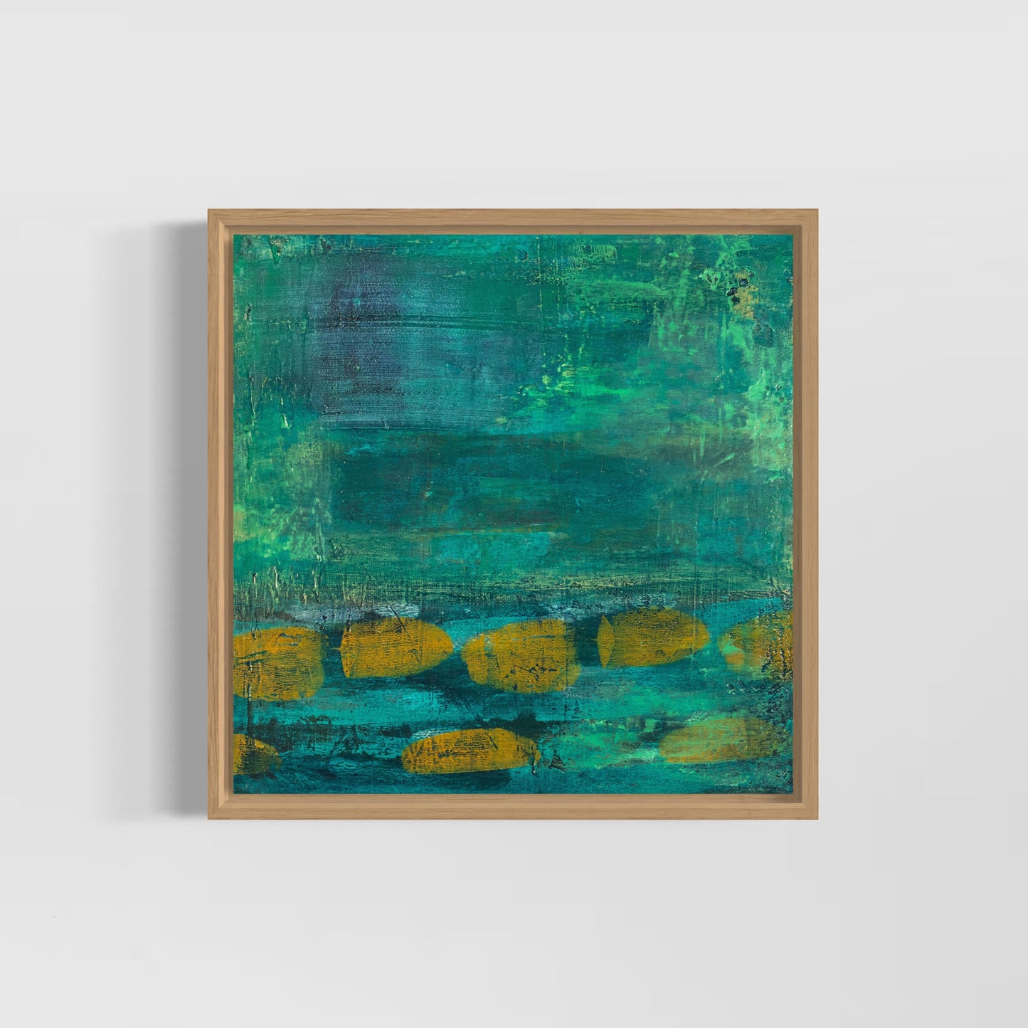 "Swimming Upstream" 12" x 12"