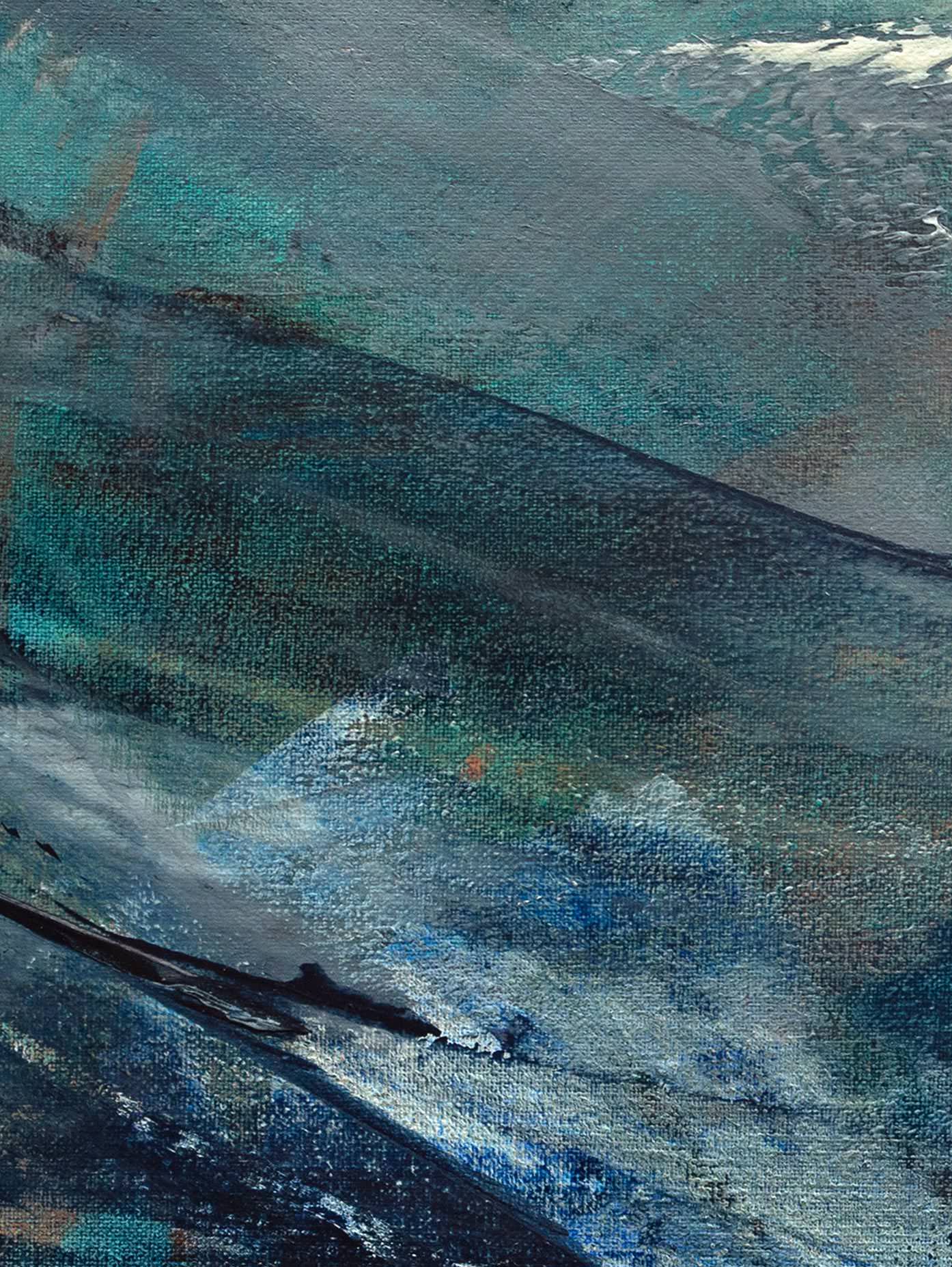 "When Oceans Rise" - 12" x 16" Framed