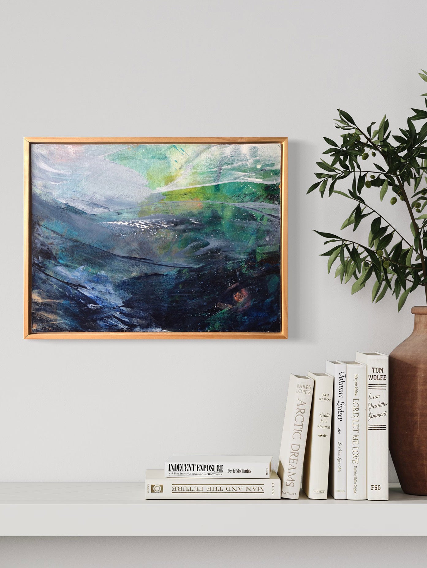 "When Oceans Rise" - 12" x 16" Framed