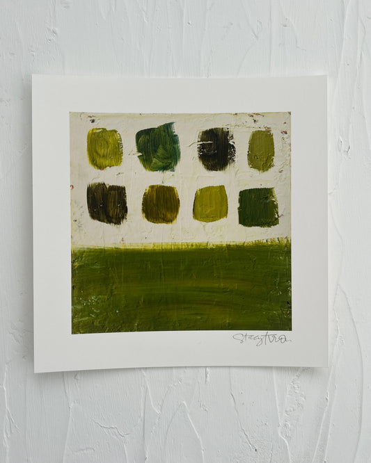 "Olive Palette" • 8x8" print