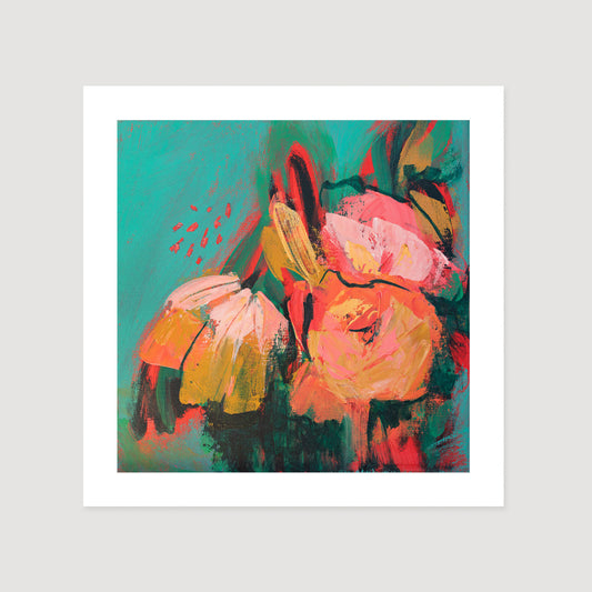 "Electric Bouquet 1" • Print on Canvas
