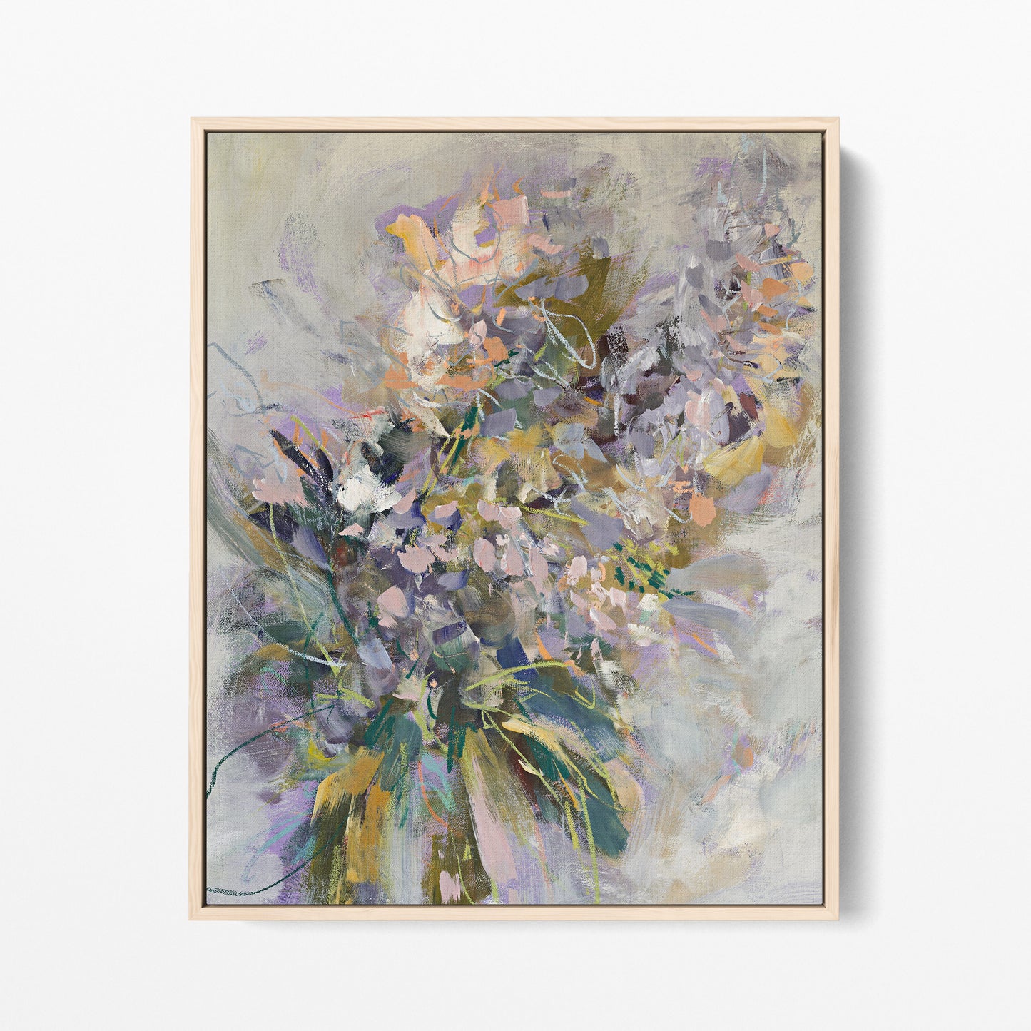 "Napping in the Lupines" Canvas Print