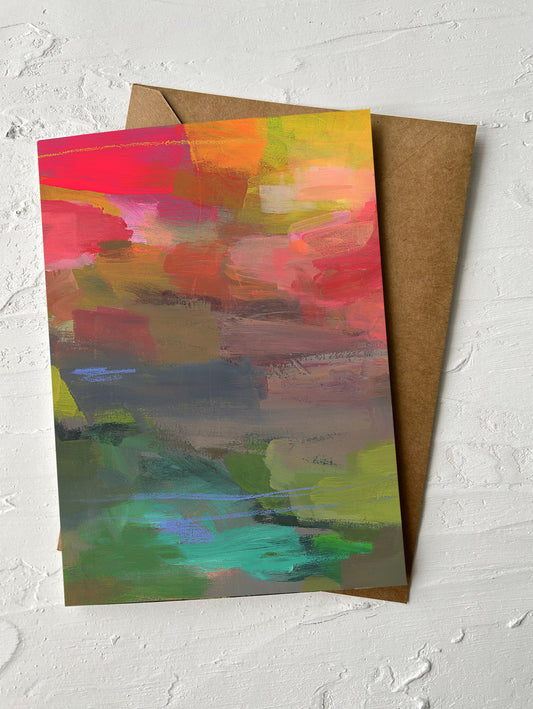 "The Spectrum of Sunset" Greeting Card