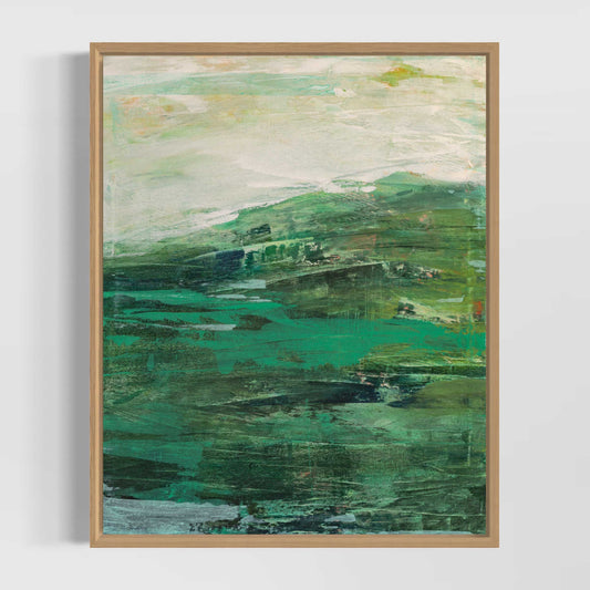 "Green Pastures" - 16" x 20" Framed